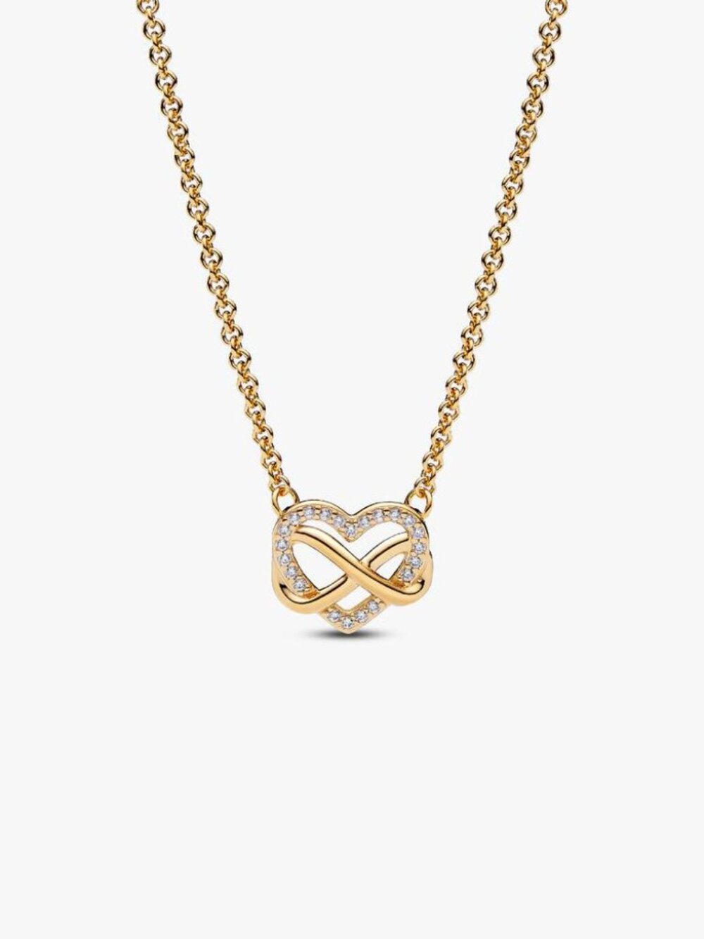 Pandora Sparkling Infinity Heart Collier Necklace